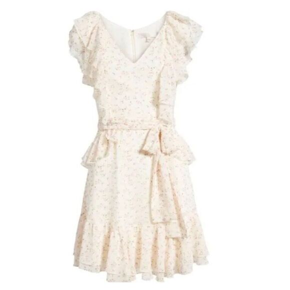 NWOT Wayf Dress Terni Ruffle Mini Size Medium - Picture 2 of 4